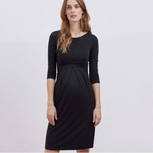 Isabella Oliver Maternity Ivybridge Dress - black